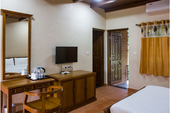 Superior Room facing towards Andhari River Hills