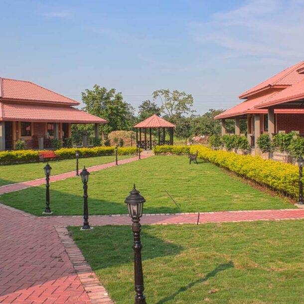Lush-green Lawn at Wildcat Resort