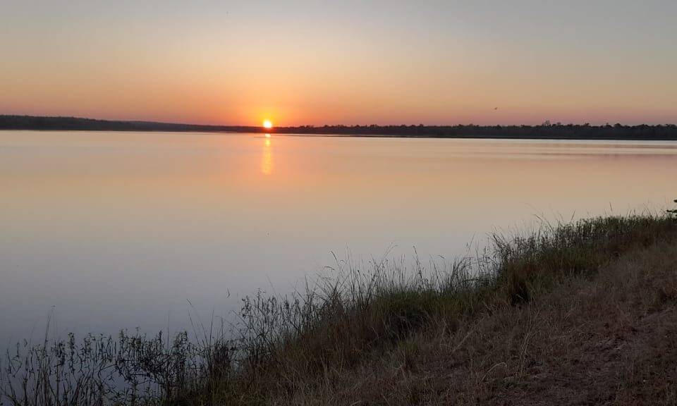 Naleshwar Lake Sunset view